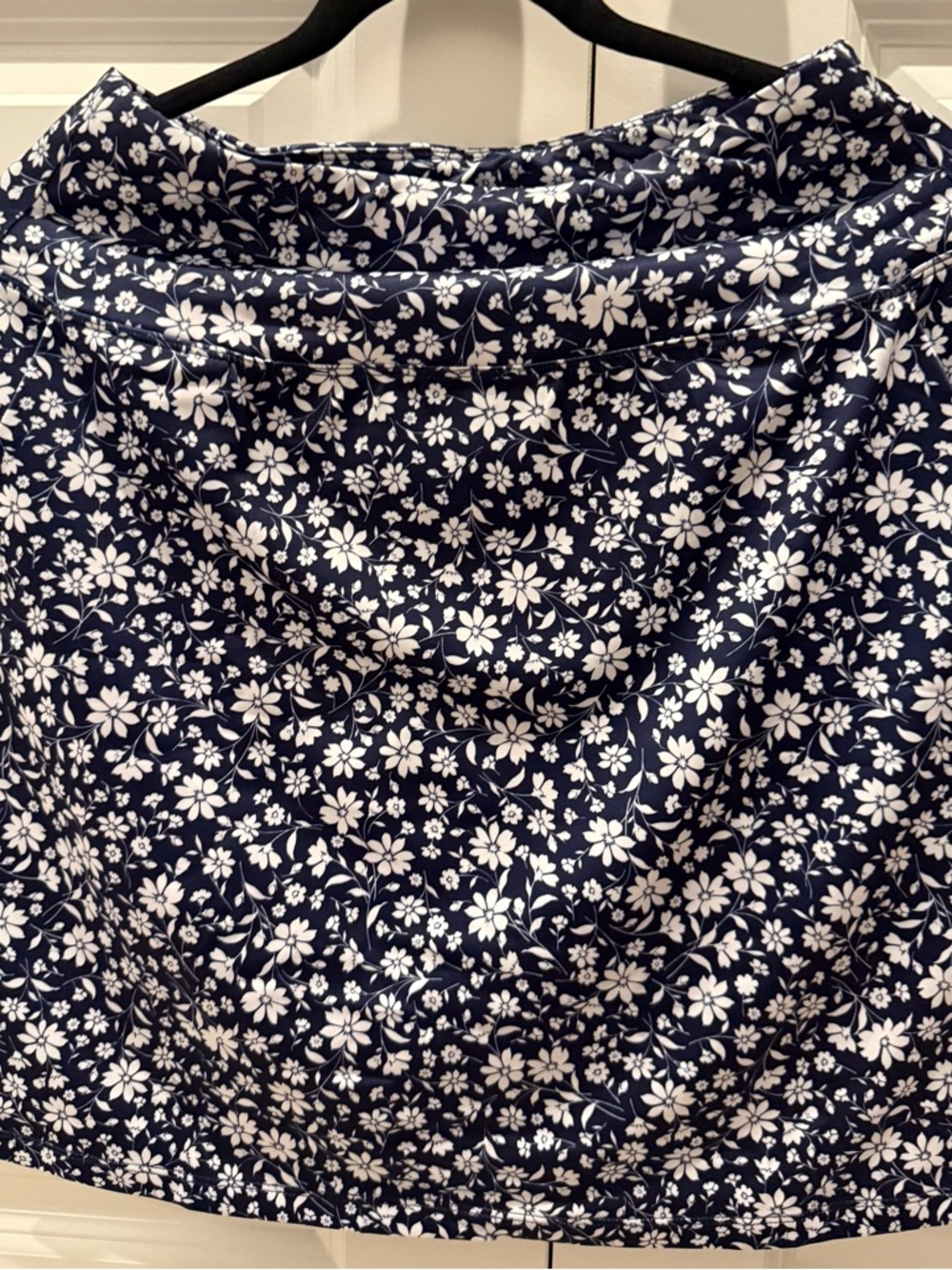 Navy Floral Skort
